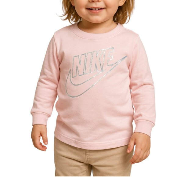 Nike Girls Toddler Swoosh Logo T-Shirt | Size 2T - Picture 1 of 3
